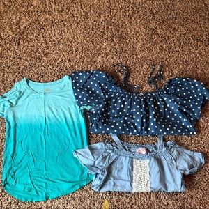 Girls justice tops size 14